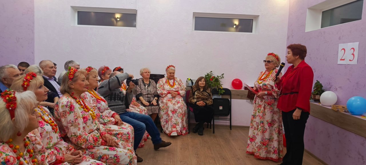 Праздничное мероприятие, приуроченное ко Дню защитника Отечества в отделении обеспечения дневного пребывания для граждан пожилого возраста